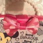 Disney Minnie Mouse purse heart shape pink faux pearl handle