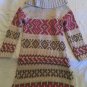 Mothers Day Baby Gap sweater dress Size 3T turtle neck multicolored long sleeve