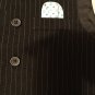 Mothers Day George Size 4 vest suit pants black pinstripe 2 pc set formal