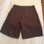 Size 30 Mossimo cargo shorts flat front brown inseam 11 inch mens