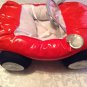 Build A Bear car red convertible full size seat plush Car only