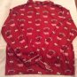 NBA Miami Heat pajamas shirt Youth Size 14 16 UNK red button down op new