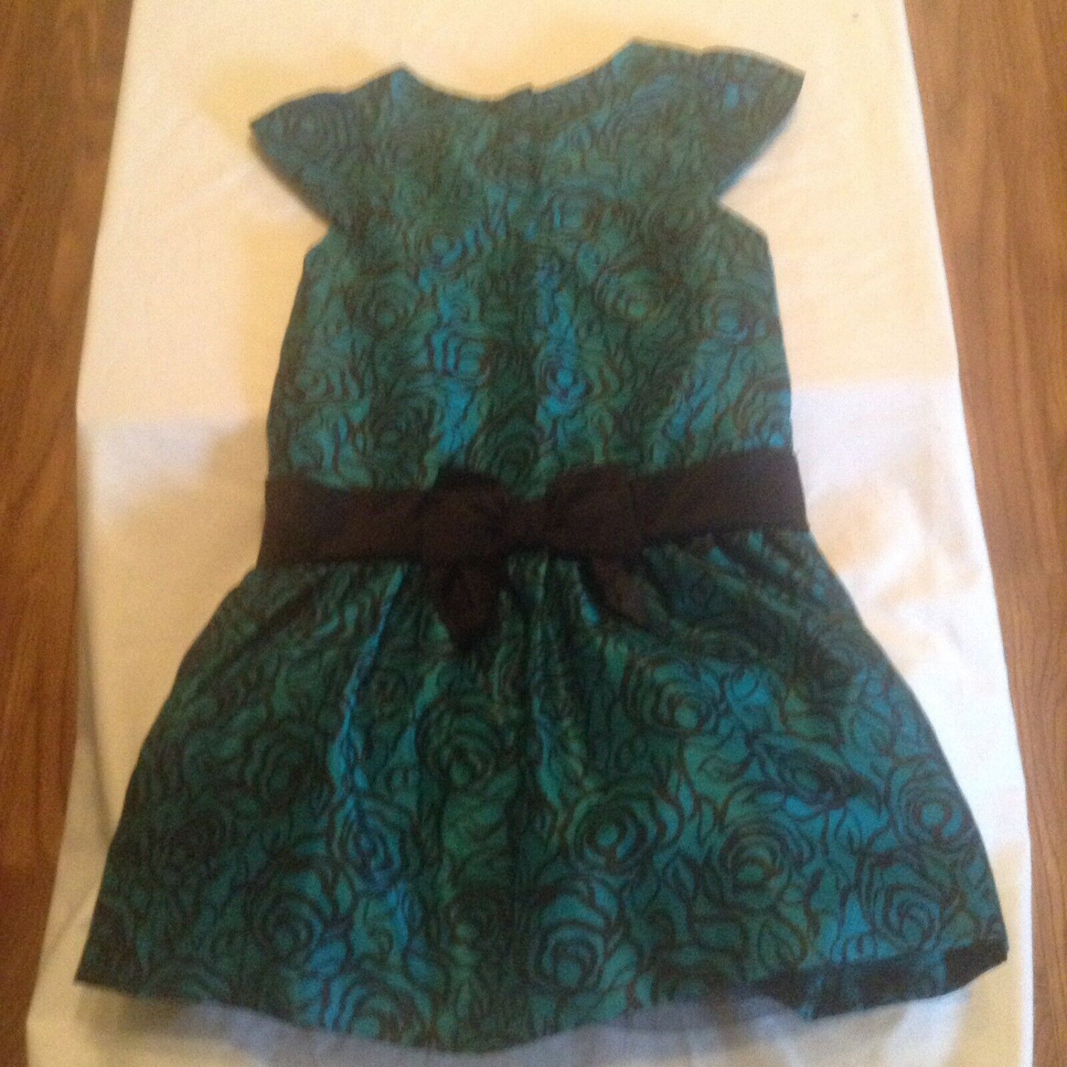 Mothers Day 5T Dressed Up by Gymboree dress green floral holiday new girls