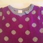 Mothers Day Size 3T Okie Dokie dress sweater purple metallic silver Girls New