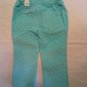 Childrens Place Size 12 to 18 months pants green metallic Girls