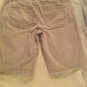 Girls Size 16 Justice shorts uniform long khaki bermuda belt loops