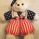 July 4th  Dan Dee Liberty Bear 1994 patriotic Vintage USA boy sailor stars