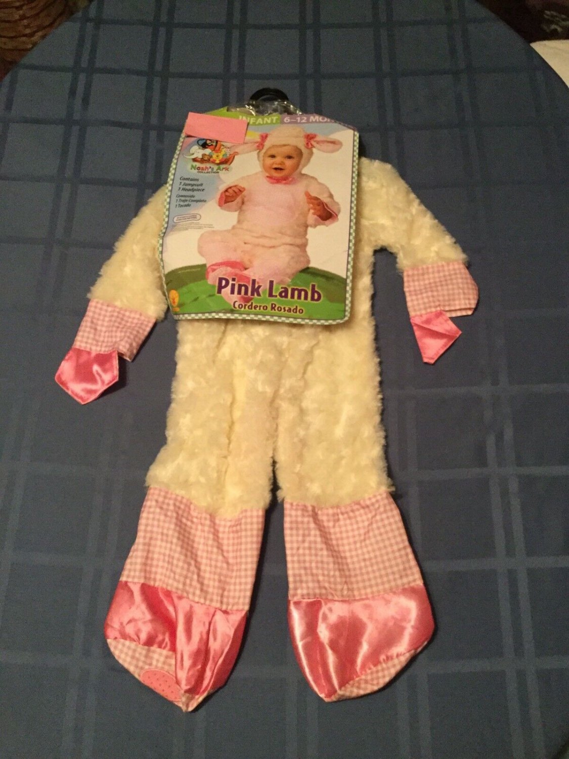 Halloween Ark Pink Lamb Costume Infants 6-12 months baby Girls 2 piece new
