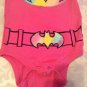 Halloween Size 3 6 mo DC Comics Supergirl dress Batgirl outfit lot of 2 pink