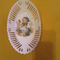 M J Hummel bowl white porcelain gold trim holiday He Loves Me 7.5 x 4.5 x 2 in