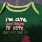Carters Baby Size 3 mo outfit 2 piece lot  0 3 mo bodysuit Girls