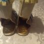 Halloween Disney Princess Pocahontas sandals Size 2 3 costume gold faux shoes
