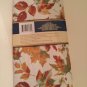 Thanksgiving kitchen set 2 pc dish mat oven mitt gnome turkey pumpkin leaves