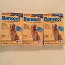 3 dog canine flea tick control Bansect squeeze on Sergeants over 33 lbs