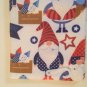 Fall kitchen dish drying mat towel gnome stars 2 pc holiday 12x18 in red blue