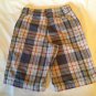 Size 12 Cherokee shorts Faded Glory shorts Lot of 2 boys cargo plaid