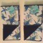 Kitchen 2 pc dish drying mat sea beach starfish Shore Living blue 11x17 in