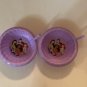 Disney Princess sip a bowl 2 pc cereals straw Zac Designs 6 x 6 inch purple