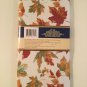 Halloween kitchen 2 pc dish drying mat leaves acorns 12x18 in fall orange