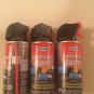 3 Electronic Air Duster computer keyboard compress gas 2 oz cans small total 6oz