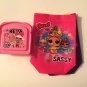 LOL sandwich box container tote bags reusable 3 pc set Zak design pink purple
