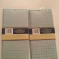 Summer 2 pc dish drying mat pastel blue Home Collection 12x18 in new
