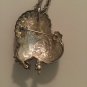 Thanksgiving turkey brooch pendant necklace pierced earrings charm set