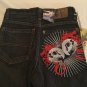Size 10 Kobalt Instinct Fashion jeans skull dragons rodeo black denim Boys New
