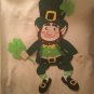 St Patricks Decor hanger door wall Leprechaun sign clover green
