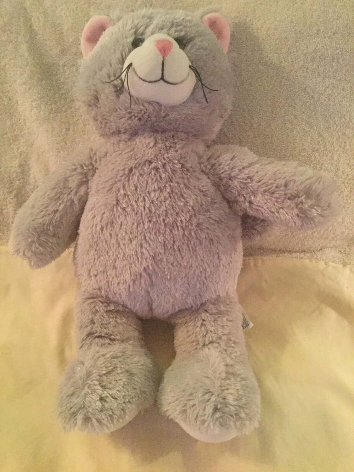 Halloween Build A Bear cat kitty 17 inch gray plush