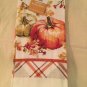 Thanksgiving fall 3 pc towel oven mitt potholder Way To Celebrate pumpkin