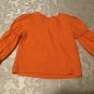 Halloween  Size 18 mo shirt orange top holiday new girls