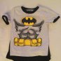 Halloween Size 2T Costume batman shirt with cape D C t shirt top gray pullover
