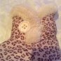 Size 9 Cherokee boots metallic animal print brown faux fur winter
