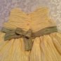 Size 4 Blueberri dress tiered yellow holiday girls