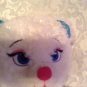 Christmas Frozen Elsa Build A Bear holiday plush white shiny stuffed bear
