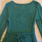Christmas So dress Size 7 8 green sequin holiday long sleeve pull on