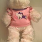 Valentines Day Build A Bear plush Hello Kitty top 19 inch stuffed