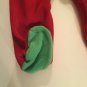 Size 9 mo Circo winter pajamas footed play set outfit 1 pc red