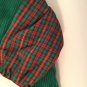 Size 18 mo 2 pc Jon Jon corduroy romper shirt outfit holiday set green