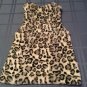 Size Small Beautees vest gray black white animal print Girls New