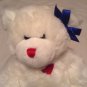 New Years Build A Bear heart patriotic USA America white plush outfit