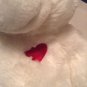 New Years Build A Bear heart patriotic USA America white plush outfit