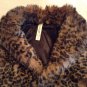 Cherokee vest Size 16 18 XL animal print jacket  brown girls New