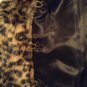 Cherokee vest Size 16 18 XL animal print jacket  brown girls New