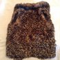 Cherokee vest Size 16 18 XL animal print jacket  brown girls New