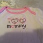 Jumping Beans Size 9 mo 1 piece outfit white pink hearts Girls New