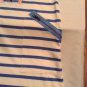 Cat & Jack dress Size 14 16 XL white blue stripes long sleeve