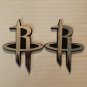 NBA Houston Rockets 2 emblem 3D auto car truck rv chrome plastic sticker New