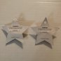 New Years flag 2 pc brooch pin patriotic USA Superstar Accessories rhinestones